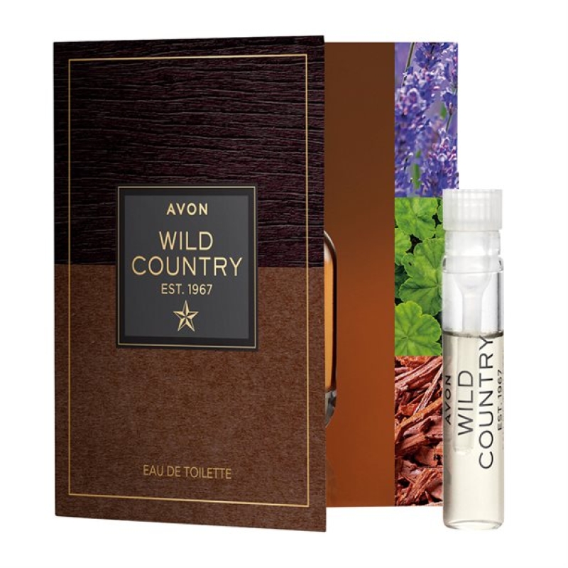 AVON Wild Country  EdT / Karte mit Duftprobe